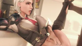 D.Va bj Insane Sex 3D Animated Compilation