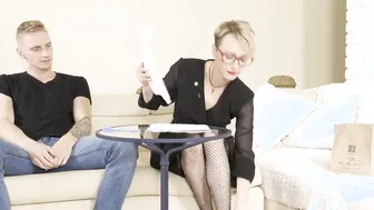 TUTOR4K. Sexual boy drags Russian tutor inside quick sex during lesson