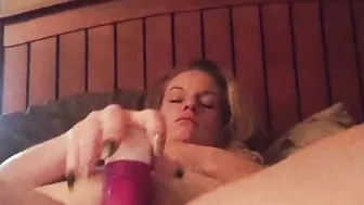 hot red head Prettii Kayy Fucks Herself Rough With Toy.