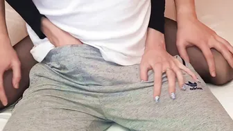 Help Sister porn video – Stepsister helped to relax | Cum her hands | Russian with conversations | SlenderSisi