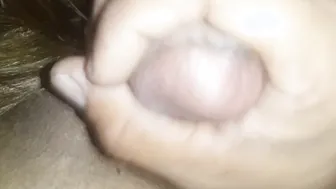 I Have Monthly Period But my Friend is babe so I make him Cum.