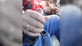 I jerk off my bf while driving