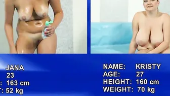 Oily fatties wrestling