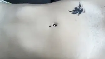Amateur 18 year old toying her bald twat