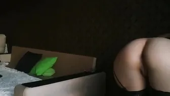 the bimbos put on her cougars costume to please me
