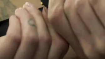 Glammed Up Beauty Getting Double-Ruined By 2 Hunks