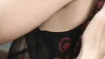 Older blondes vagina licked by younger blonde