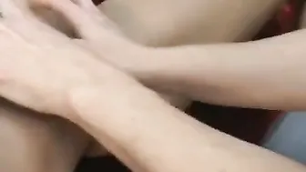 Older blondes vagina licked by younger blonde