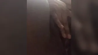 African BBW massage leaking cunt and swollen clitoris
