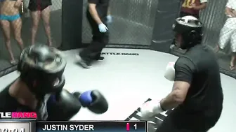 Chubby dark hair hoe with gigantic boobies fucks with a fighter