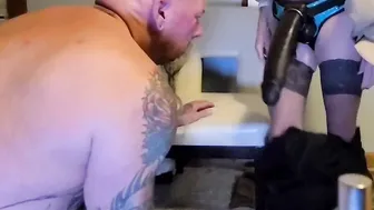 CFNM Strap on fucked with Miss A Using her Hankeys