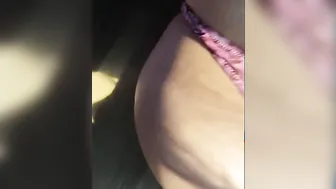 My roommate catches me masturbating and he eats my twat. 100% real