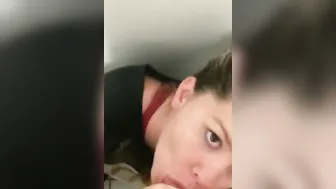 HOTWife Swallows my dick while hubbies at work