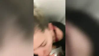 HOTWife Swallows my dick while hubbies at work