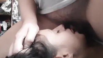 Sitting porn video – I sit on her face and woke up with cunnilingus