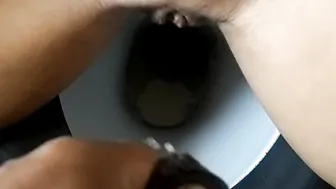 Hubby Watching While hot Wifey Pee
