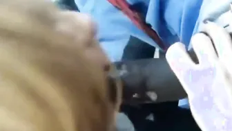 Mom from Williamsburg swallows every drop of cum