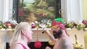 Christmassy Couple - Old Santa's Elves Gift To Mrs Clause (MATURE COUPLE) [HD]