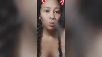 Smoking Snap and Nose Exhale