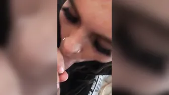 Hotwife blowing