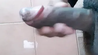 Gigantic Cock Masterbating solo huge nuts