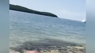 Kriz porn video – Dreamgirl -hot Mom squirt on the outdoor beach of Valalta -Punta Kriz - Piggy Beach