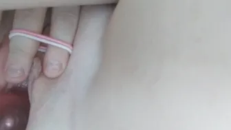 Touching slapping my soak greedy snatch for you