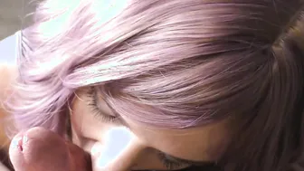 pov Hot cunt with mouth Passionate Fellatio - Cum into Mouth