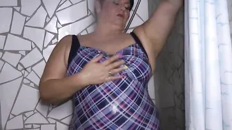 Annadevot - Into SWIMSUIT under the SHOWER