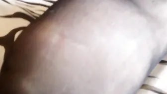Ebony Stockings under African Soak Look Pants