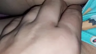 StepSister getting inside bed inside short shorts wants to be