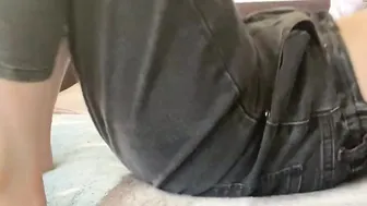 Look at this asshole Butt stretched. Toes bondage