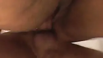 Tatooed white stud has interracial sex with black milf