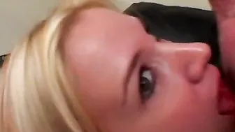 Big Tit blonde opens her booty chicks wide for studs stiff