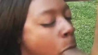 Sexy black hoe is demolished by rough penis