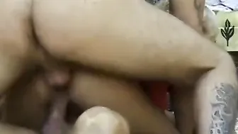Young juicy blonde with bob hairstyle prefers to make love