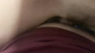 Beauty skinny women bounces her irresistible booty on her BFs