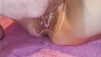 Shaving my soak snatch