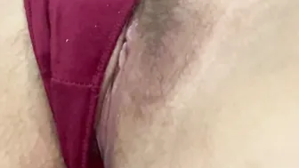 This twat is so soak Clean it up