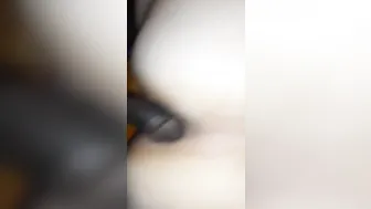 big black dick jizzes inside BBW booty (creampie)
