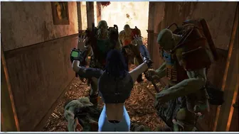 Porn Fallout 76. Group Sex Monsters with a bimbos | Fallout 76