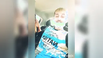 Hesitant Barely Legal Gets Picked up from School. Blows Daddys Long Penis