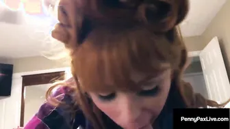 Mega porn video – Red Head Bush Fucked Penny Pax Mega Milks A Rock Rough