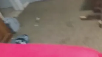 Letting the Pizza boy use my wifes Twat while she Cleans my Penis