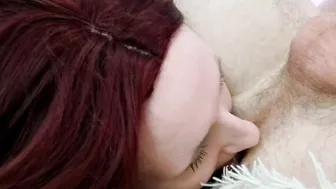 Step-Sis Loves To Lick Step-Step Butt And Cum From His Thick Dick Into Her