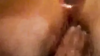 Plug inside my booty while I rub my clitoris