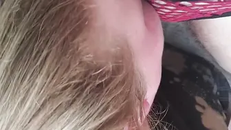 PAWG give neighbors blowjob while BF is away