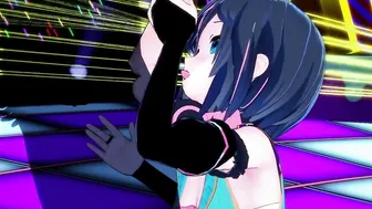 Kizuna Ai banged on the stage by her fans 3D ANIMATED