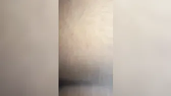 Taking that gigantic white penis from the back