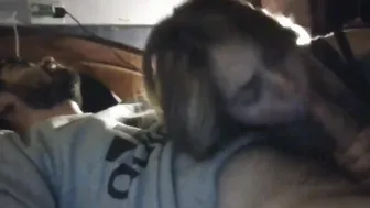 Latin Blonde loves to suck my Gigantic Penis until Cummed watching Netflixxx | bbc Sex Oral # one